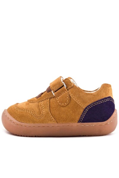 Rakerplus Bob Hakiki Deri Taba Barefoot Cırtlı Lastikli Bebek Sneaker Ayakkabı - 68