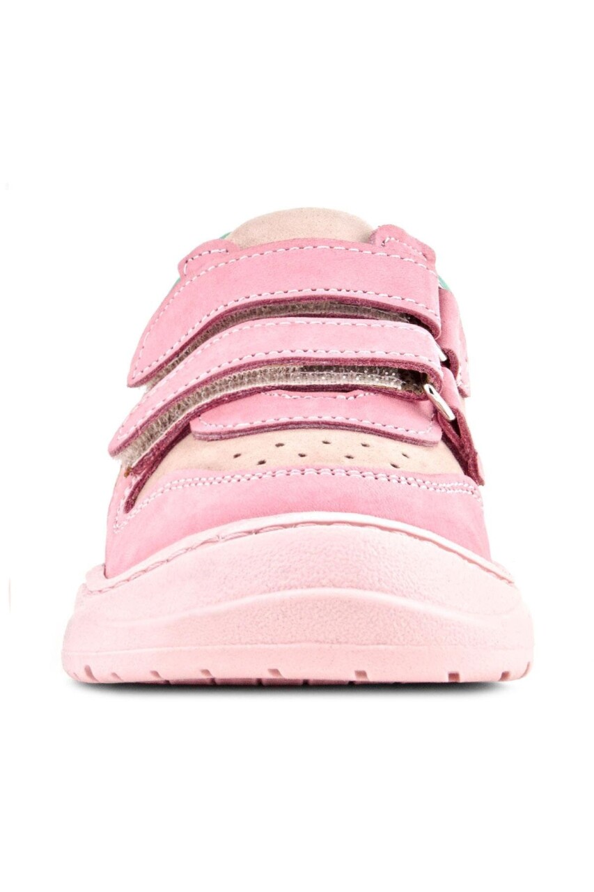 Rakerplus Schaggy Hakiki Deri Pembe Yeşil Bebek Spor Ayakkabı - 13
