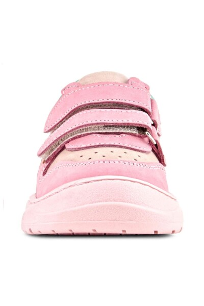 Rakerplus Schaggy Hakiki Deri Pembe Yeşil Bebek Spor Ayakkabı - 49