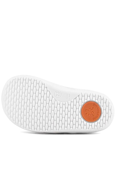 Rakerplus Bob Hakiki Deri Beyaz Barefoot Beyaz Tabanlı Cırtlı Bebek Sneaker Ayakkabı - 20