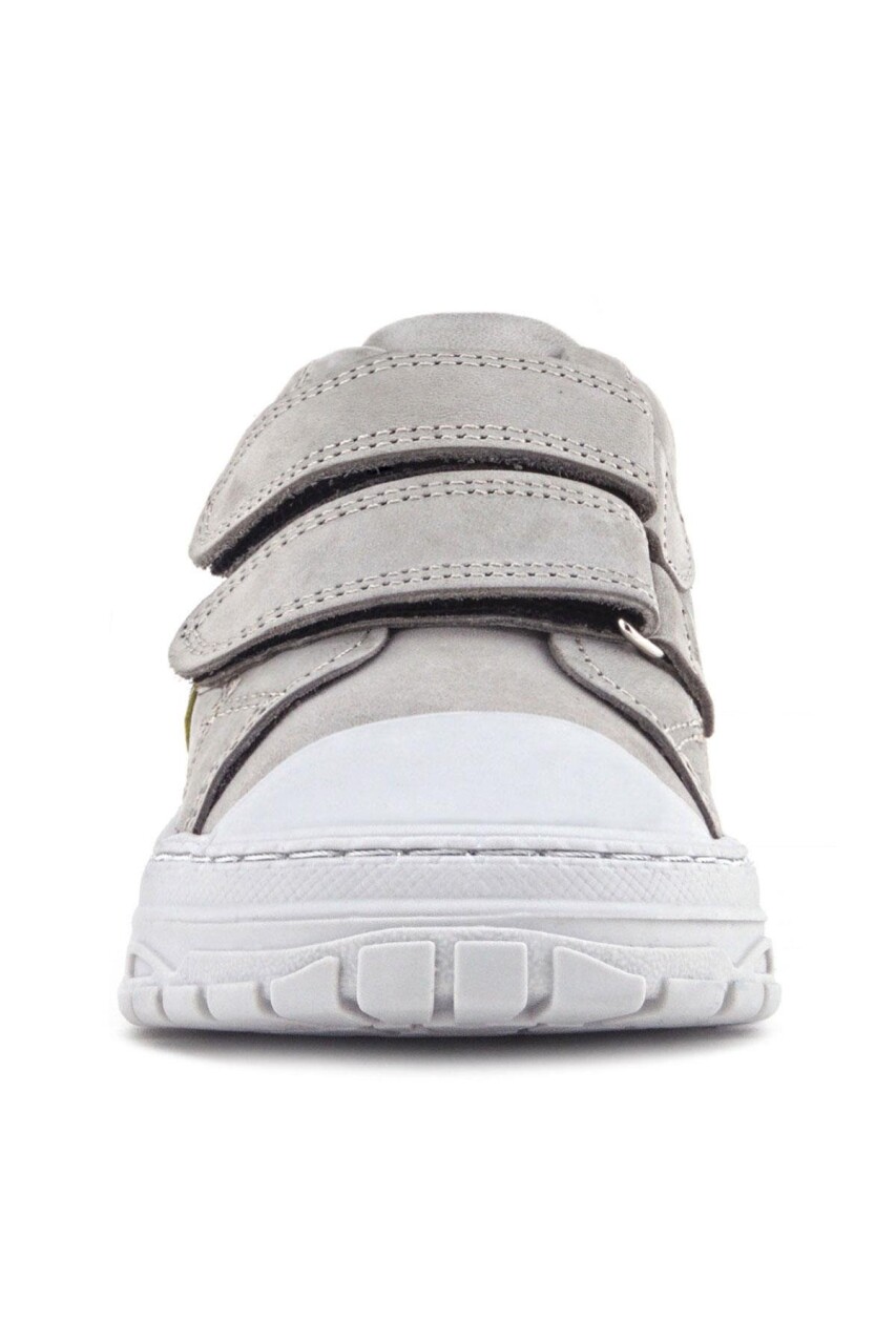 Rakerplus Tails Hakiki Deri Gri Sarı Cırtlı Çocuk Spor Bot - 28