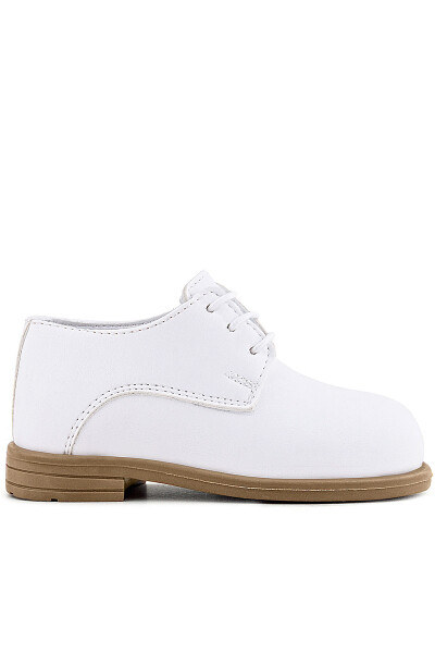 Rakerplus Beyaz Cilt Erkek Çocuk Klasik Ayakkabı - 3