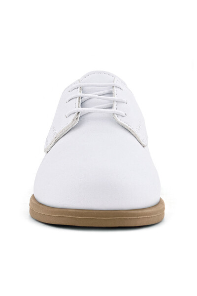 Rakerplus Beyaz Cilt Erkek Çocuk Klasik Ayakkabı - 40