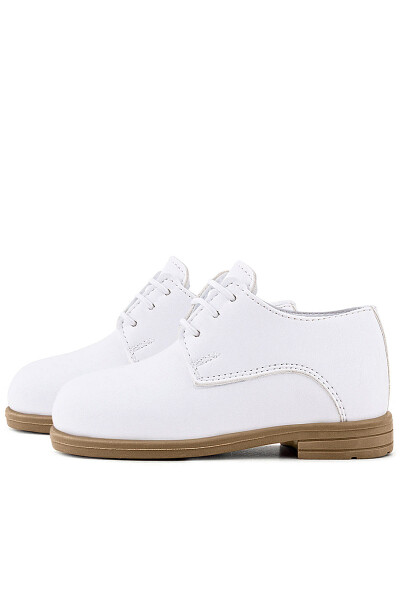 Rakerplus Beyaz Cilt Erkek Çocuk Klasik Ayakkabı - 42