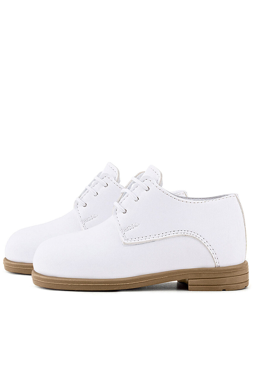 Rakerplus Beyaz Cilt Erkek Çocuk Klasik Ayakkabı - 42