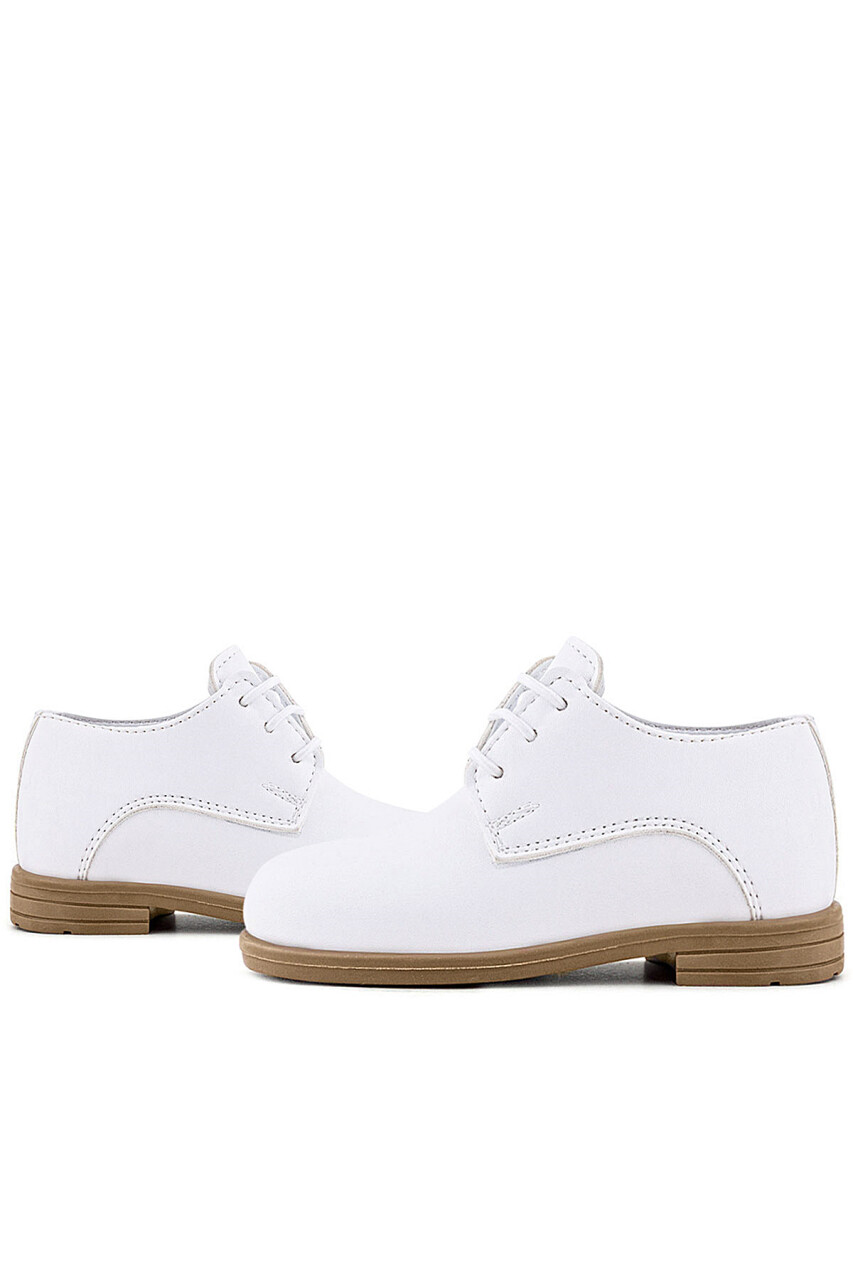 Rakerplus Beyaz Cilt Erkek Çocuk Klasik Ayakkabı - 44