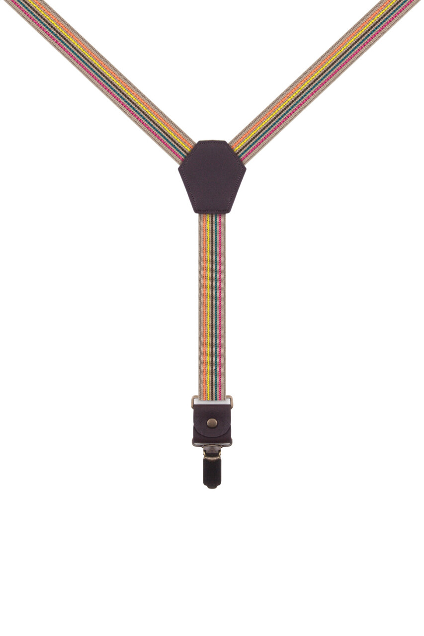 Rakerplus Ayarlanabilir Klipsli Çok Renkli Çocuk Kemer Pantolon Askısı - 10