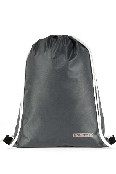 Rakerplus Antrasit 32x45 cm Su Geçirmez Büzgülü Krampon ve Spor Çantası - 2