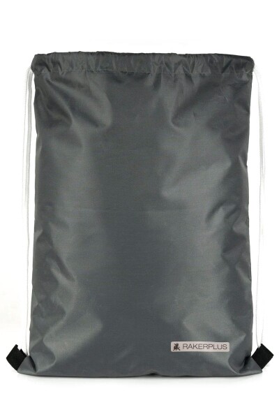 Rakerplus Antrasit 32x45 cm Su Geçirmez Büzgülü Krampon ve Spor Çantası - 3