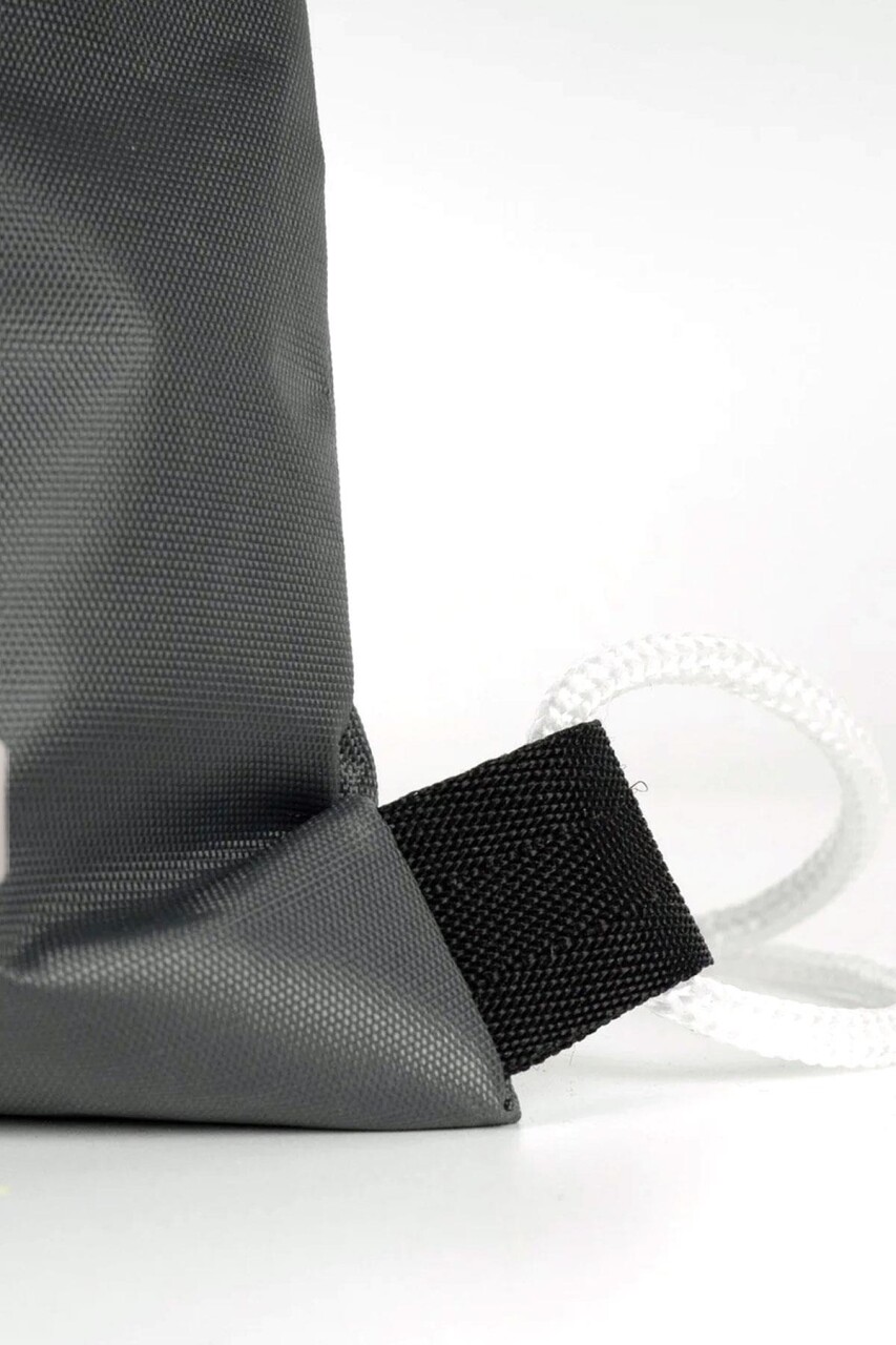 Rakerplus Antrasit 32x45 cm Su Geçirmez Büzgülü Krampon ve Spor Çantası - 5