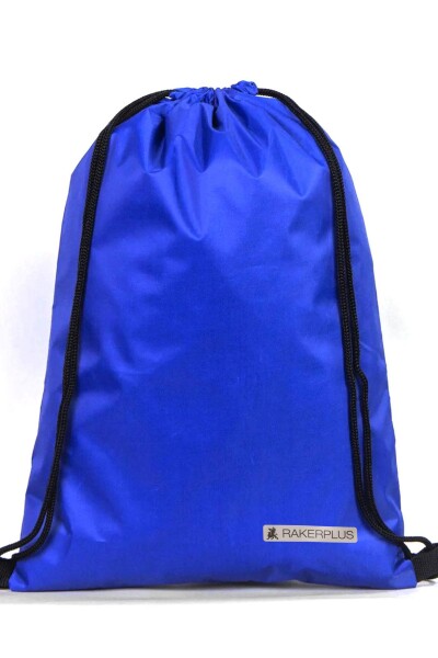 Rakerplus Saks Mavi 32x45 cm Su Geçirmez Büzgülü Krampon ve Spor Çantası - 2