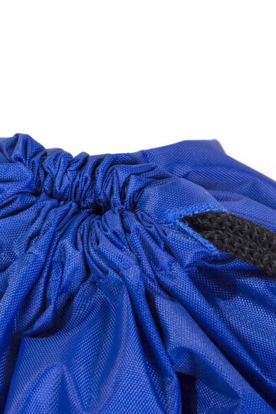 Rakerplus Saks Mavi 32x45 cm Su Geçirmez Büzgülü Krampon ve Spor Çantası - 6