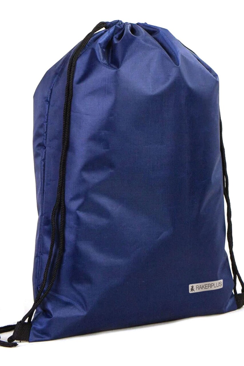 Rakerplus Lacivert 32x45 cm Su Geçirmez Büzgülü Krampon ve Spor Çantası - 1