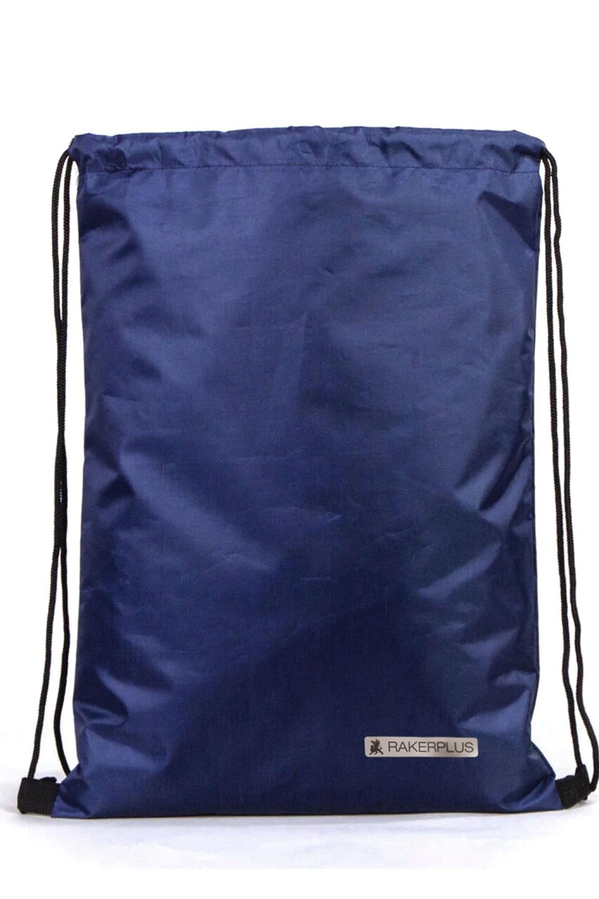 Rakerplus Lacivert 32x45 cm Su Geçirmez Büzgülü Krampon ve Spor Çantası - 3