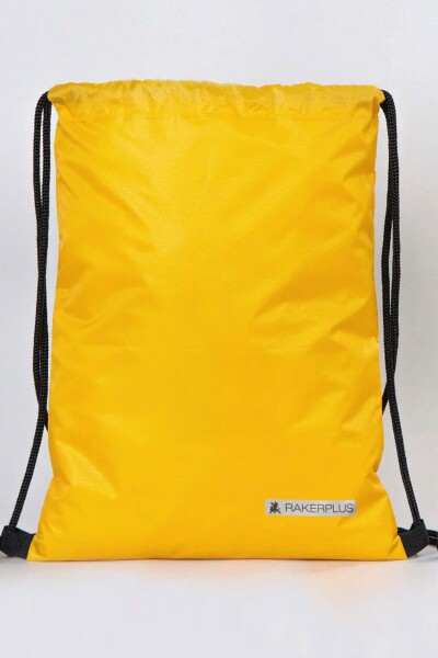 Rakerplus Sarı 32x45 cm Su Geçirmez Büzgülü Krampon ve Spor Çantası - 2