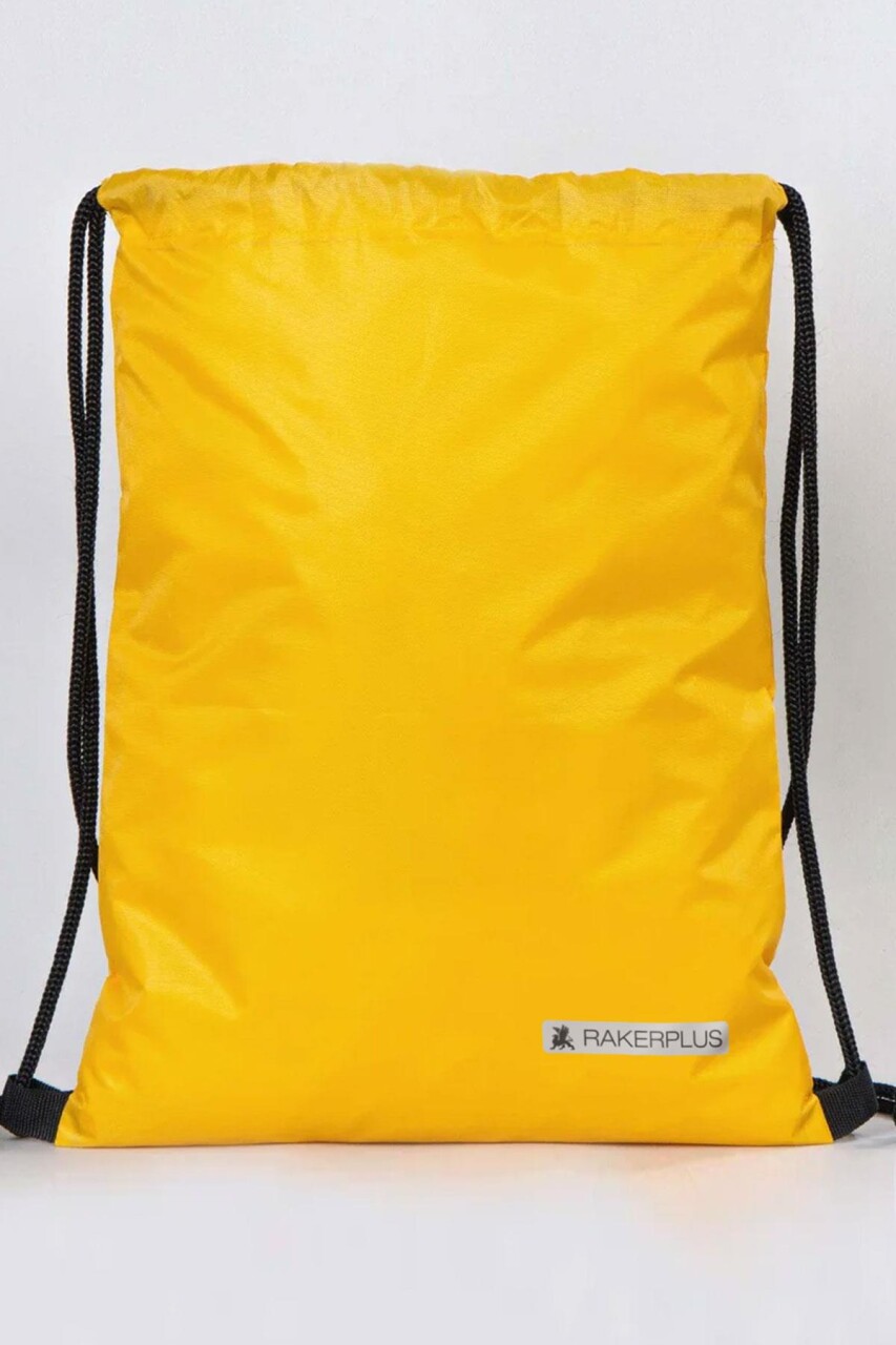 Rakerplus Sarı 32x45 cm Su Geçirmez Büzgülü Krampon ve Spor Çantası - 2