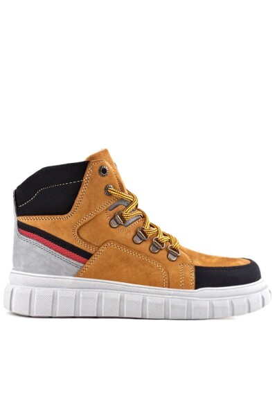 Rakerplus Hakiki Deri Sarı Siyah Fermuarlı Erkek Çocuk Bot - 12