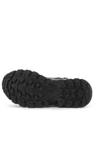 Rakerplus Hakiki Deri Gri Bordo Fermuarlı Trekking Çocuk Bot - 36