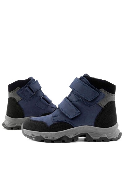 Rakerplus Trekking Hakiki Deri Lacivert Cırt Cırtlı Erkek Çocuk Bot - 25