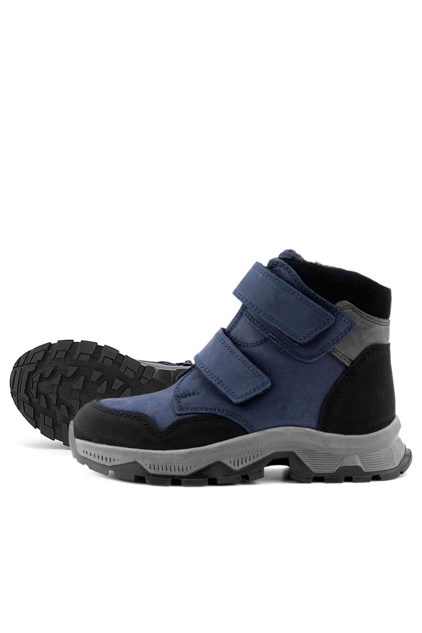 Rakerplus Trekking Hakiki Deri Lacivert Cırt Cırtlı Erkek Çocuk Bot - 114
