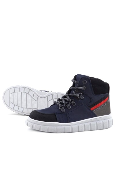 Rakerplus Hakiki Deri Lacivert Fermuarlı Erkek Çocuk Bot - 48