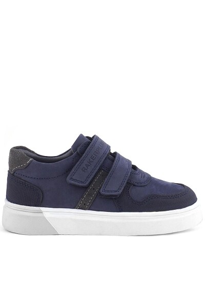 Rakerplus Lacivert Nubuk Cırtlı Hakiki Deri Erkek Çocuk Ayakkabı - 2