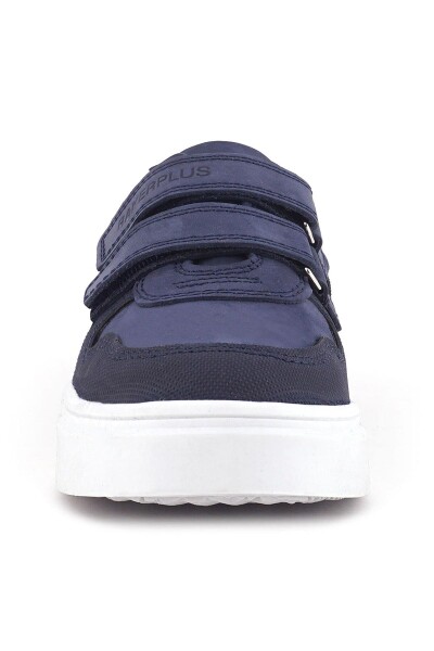 Rakerplus Lacivert Nubuk Cırtlı Hakiki Deri Erkek Çocuk Ayakkabı - 3