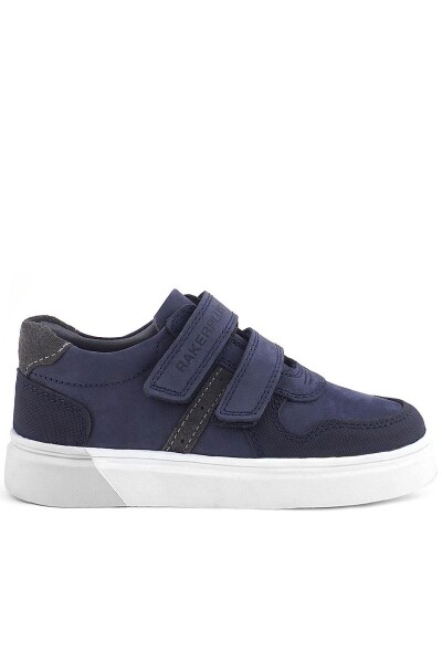 Rakerplus Lacivert Nubuk Cırtlı Hakiki Deri Erkek Çocuk Ayakkabı - 12