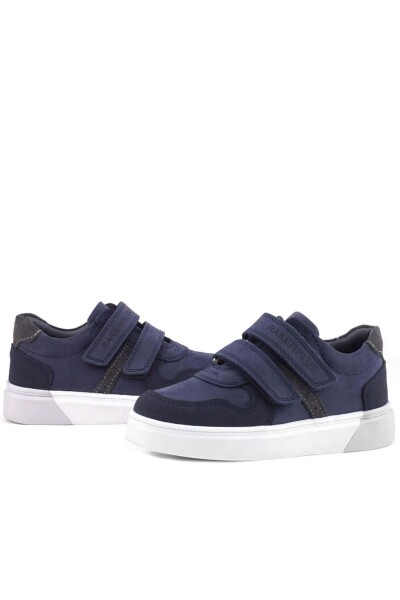 Rakerplus Lacivert Nubuk Cırtlı Hakiki Deri Erkek Çocuk Ayakkabı - 26