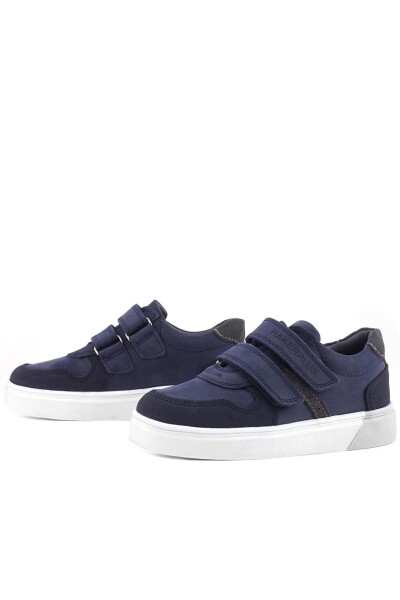 Rakerplus Lacivert Nubuk Cırtlı Hakiki Deri Erkek Çocuk Ayakkabı - 33