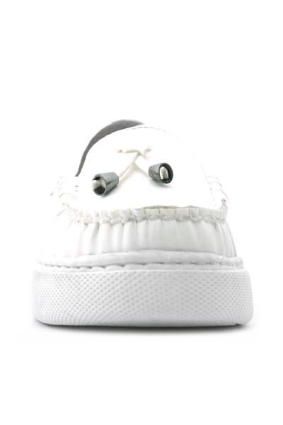 Rakerplus Beyaz Cilt Ekstra Hafif Çocuk Makosen Ayakkabı - 4