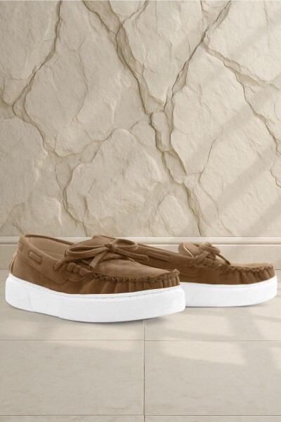 Rakerplus Taba Ekstra Hafif Çocuk Günlük Makosen Ayakkabı - Rakerplus