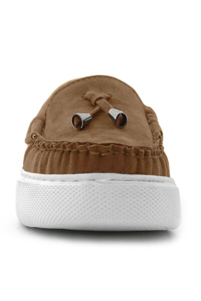 Rakerplus Taba Süet Ekstra Hafif Çocuk Makosen Ayakkabı - 4