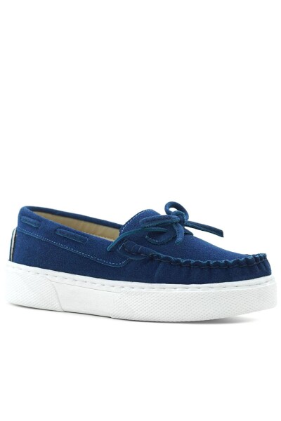 Rakerplus Saks Mavi Ekstra Hafif Çocuk Günlük Makosen Ayakkabı - 2