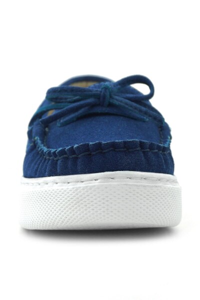 Rakerplus Saks Mavi Ekstra Hafif Çocuk Günlük Makosen Ayakkabı - 4