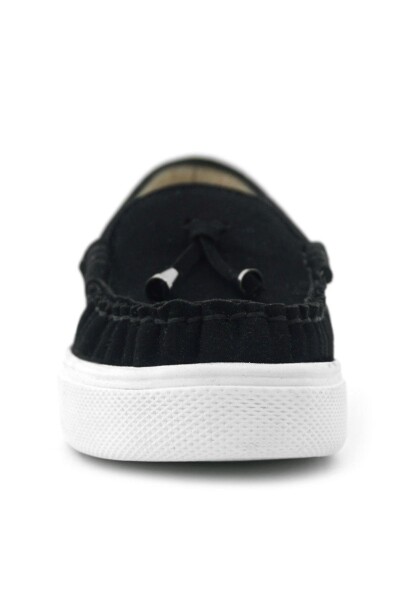 Rakerplus Siyah Süet Ekstra Hafif Çocuk Makosen Ayakkabı - 4