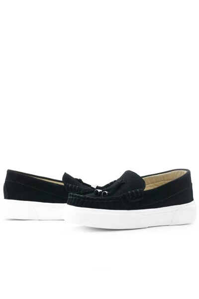 Rakerplus Siyah Süet Ekstra Hafif Çocuk Makosen Ayakkabı - 8