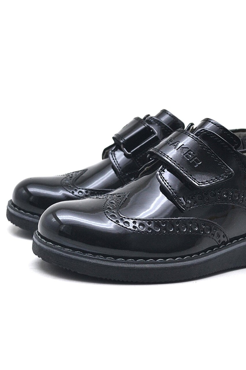 Rakerplus Hidra Siyah Rugan Cırtlı Erkek Çocuk Ayakkabı - 27