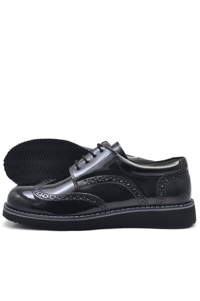 Rakerplus Hidra Siyah Rugan Lastik Bağcıklı Erkek Çocuk Klasik Ayakkabı - 19