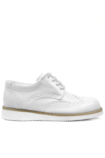 Rakerplus Hidra Beyaz Rugan Bağcıklı Erkek Çocuk Ayakkabı - 64
