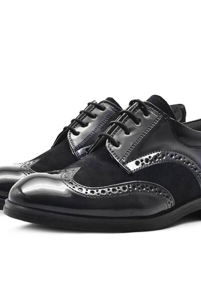 Rakerplus Titan Siyah Rugan Süet Klasik Erkek Çocuk Ayakkabı - 12