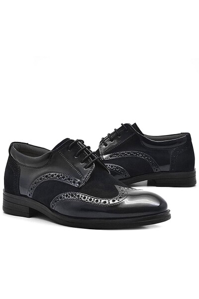 Rakerplus Titan Siyah Rugan Süet Klasik Erkek Çocuk Ayakkabı - 21