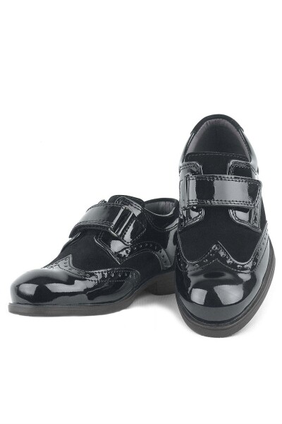 Rakerplus Titan Rugan Cırt Cırtlı Klasik Erkek Çocuk Abiye Ayakkabı - 62