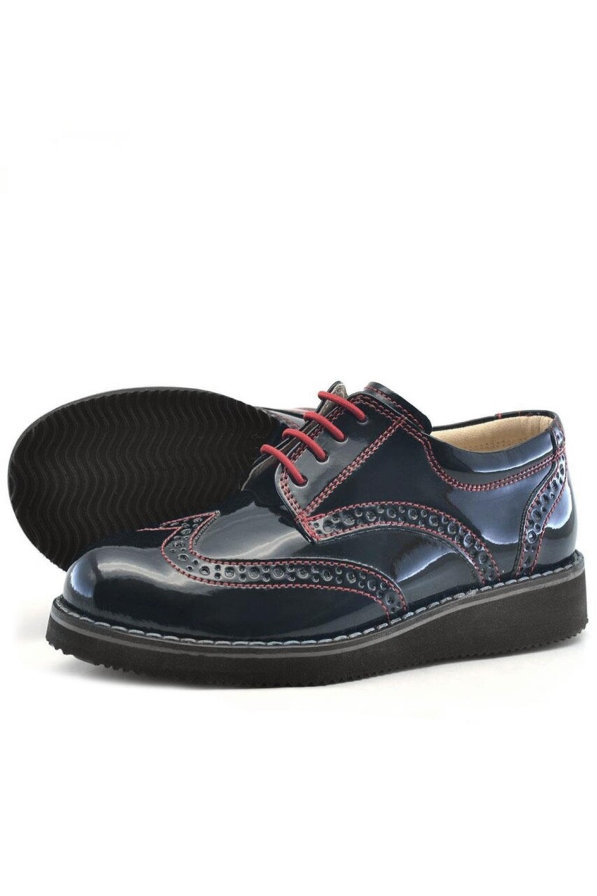 Rakerplus Hidra Siyah Rugan Bağcıklı Günlük Erkek Çocuk Ayakkabı - 5