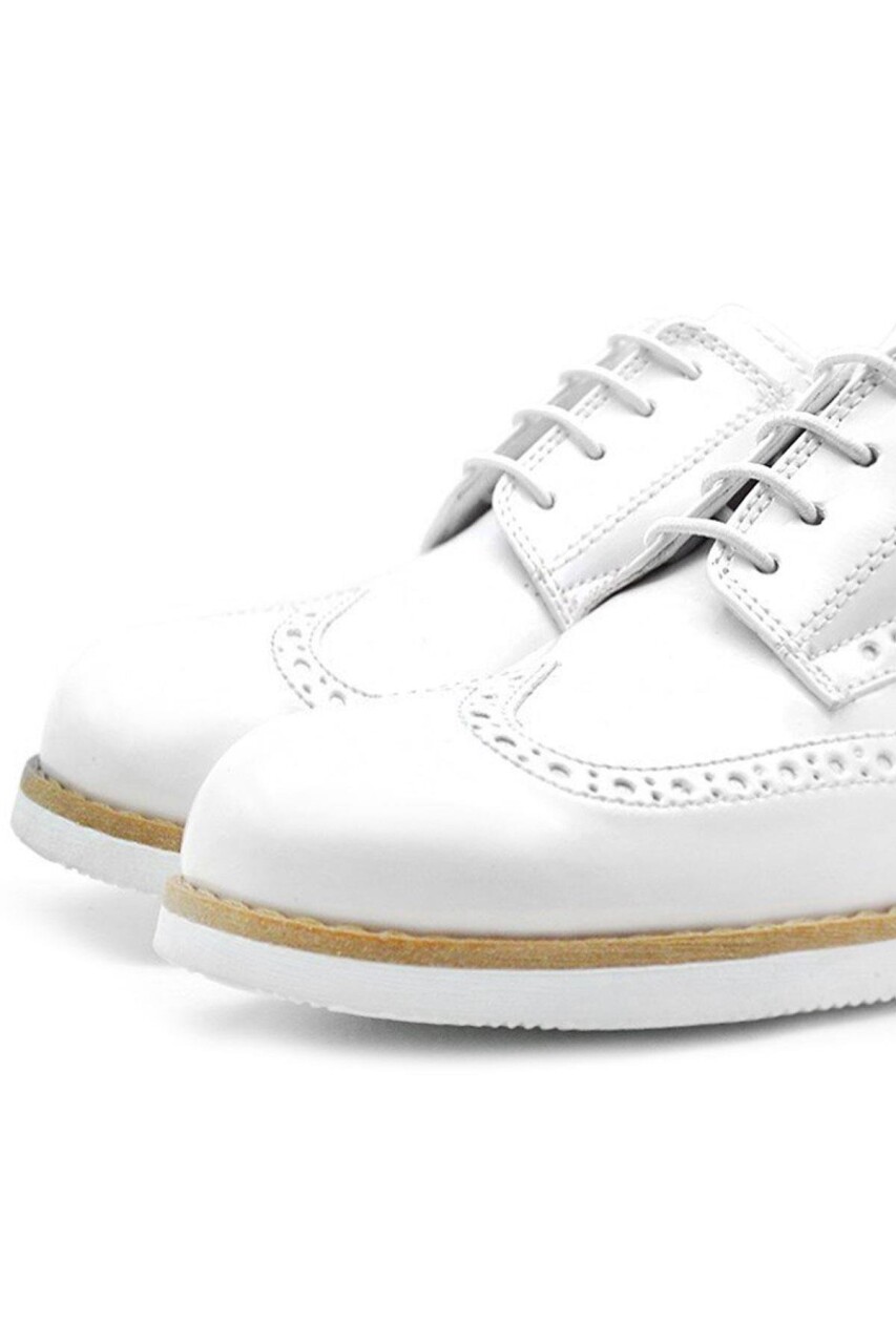 Rakerplus Hidra Beyaz Rugan Bağcıklı Günlük Erkek Genç Ayakkabı - 20