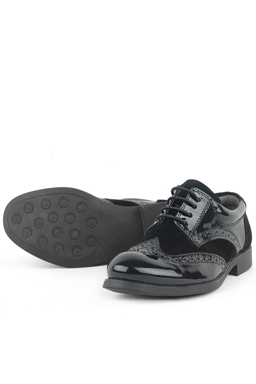 Rakerplus Titan Rugan Bağcıklı Klasik Erkek Çocuk Ayakkabı - 33