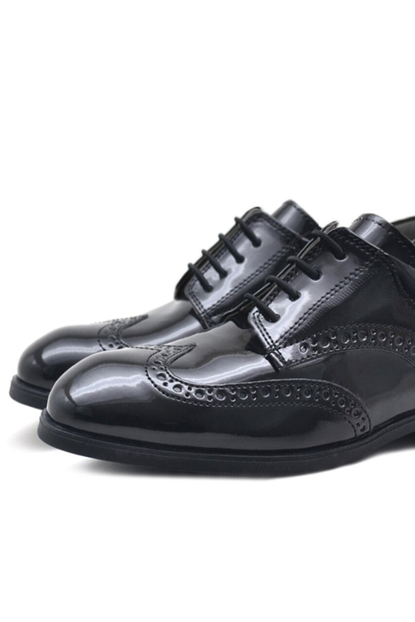 Rakerplus Titan Rugan Bağcıklı Klasik Erkek Çocuk Okul Ayakkabı - 20