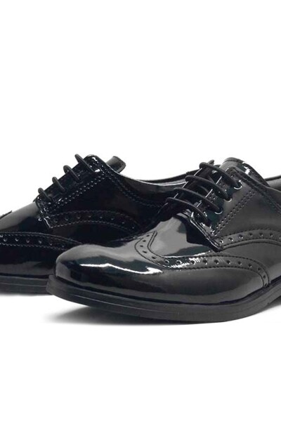 Rakerplus Titan Rugan Bağcıklı Klasik Erkek Çocuk Okul Ayakkabı - 41