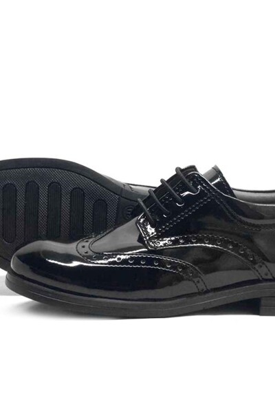 Rakerplus Titan Rugan Bağcıklı Klasik Erkek Çocuk Okul Ayakkabı - 63