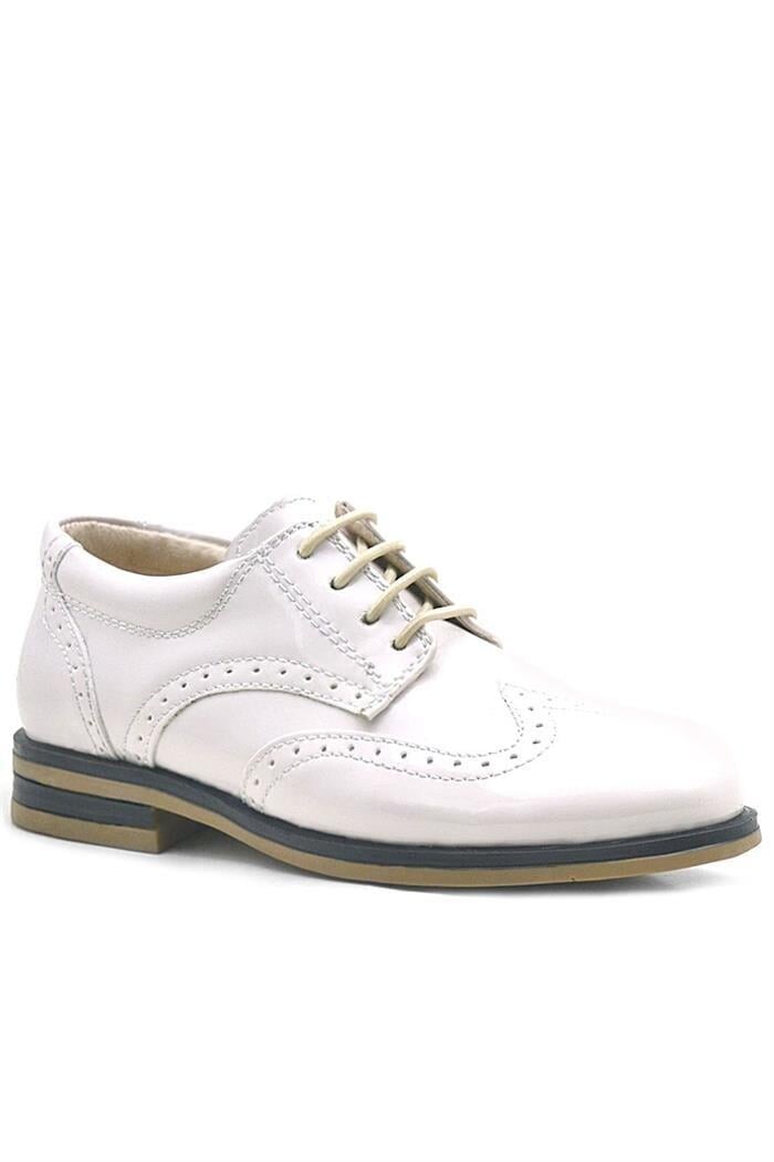 Rakerplus Bej Rugan Bağcıklı Klasik Erkek Çocuk Ayakkabı - 2